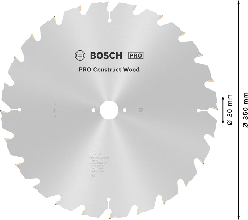 Lâmina de serra circular Bosch CW WO S 350x30-24