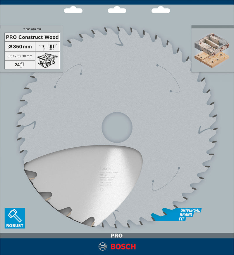 Lâmina de serra circular Bosch CW WO S 350x30-24