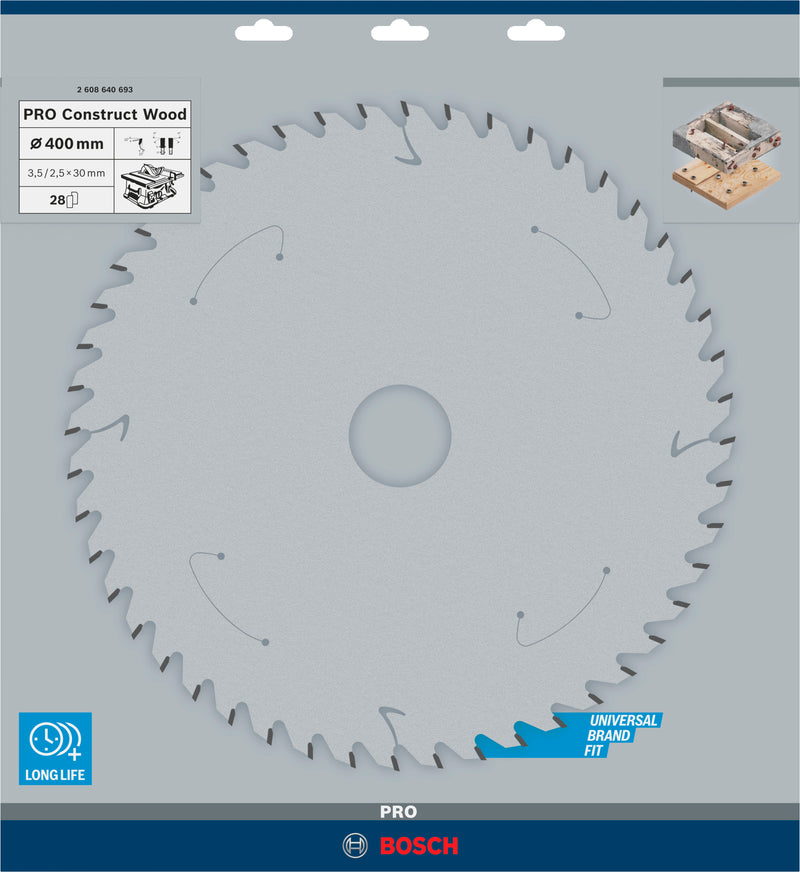Lâmina de serra circular Bosch CW WO S 400x30-28