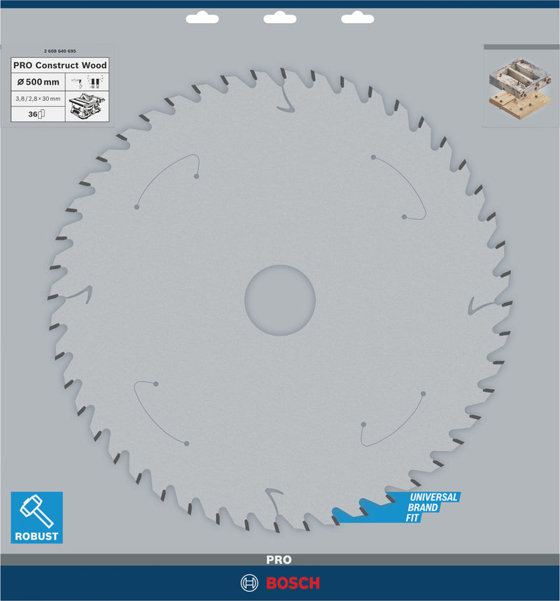 Lâmina de serra circular Bosch CW WO S 500x30-36