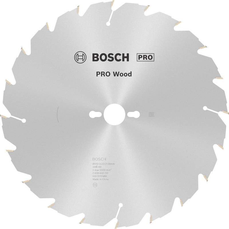 Bosch Circular Saw Blade CW WO S 315x30-20