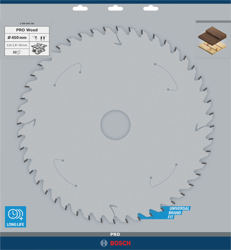 Lâmina de serra circular Bosch CW WO S 450x30-32