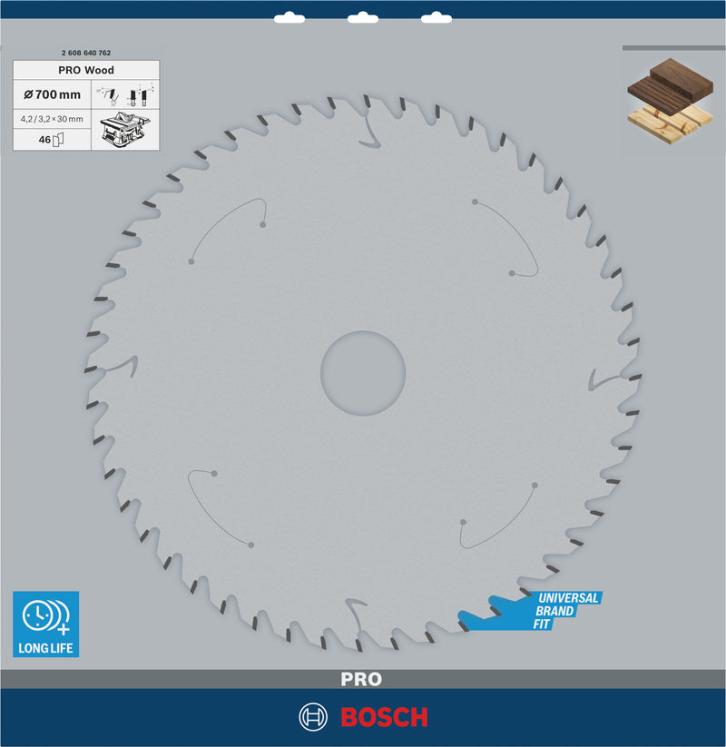 Lâmina de serra circular Bosch CW WO S 700x30-46
