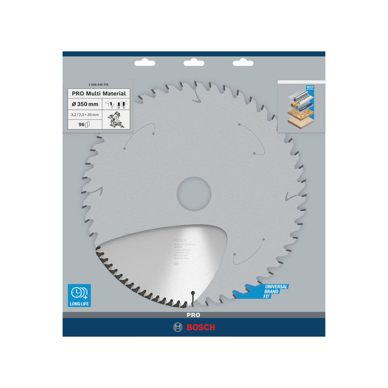 Bosch Circular Saw Blade MM MU B 350x30-96