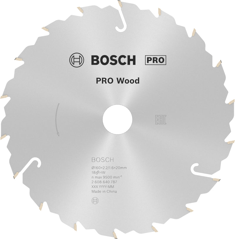 Bosch Circular Saw Blade SE WO H 160x20-18
