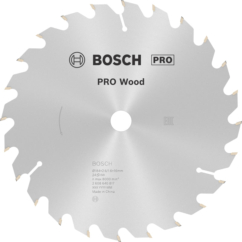 Bosch Circular Saw Blade OP WO H 184x16-24