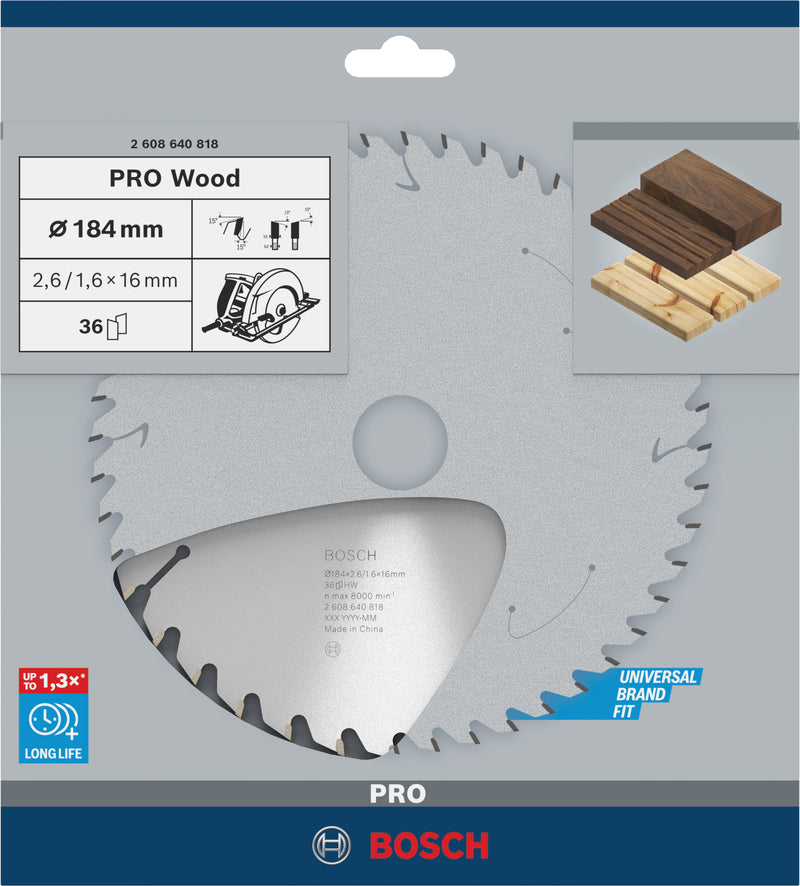 Bosch Circular Saw Blade OP WO H 184x16-36