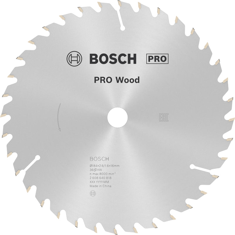 Bosch Circular Saw Blade OP WO H 184x16-36