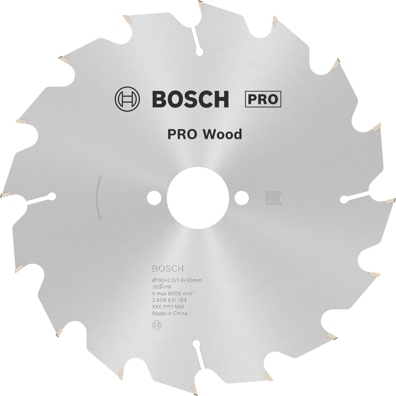 Lâmina de serra circular Bosch OP WO H 190x30-16