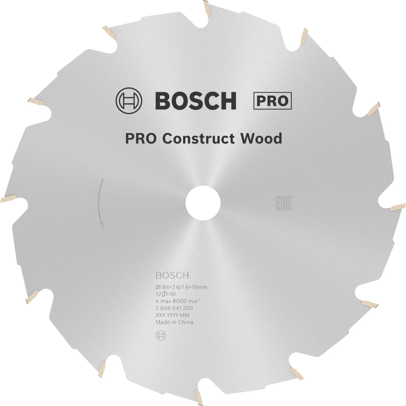 Bosch Circular Saw Blade CW WO H 184x16-12