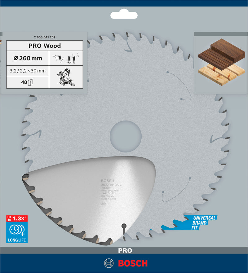 Lâmina de serra circular Bosch OP WO B 260x30-48