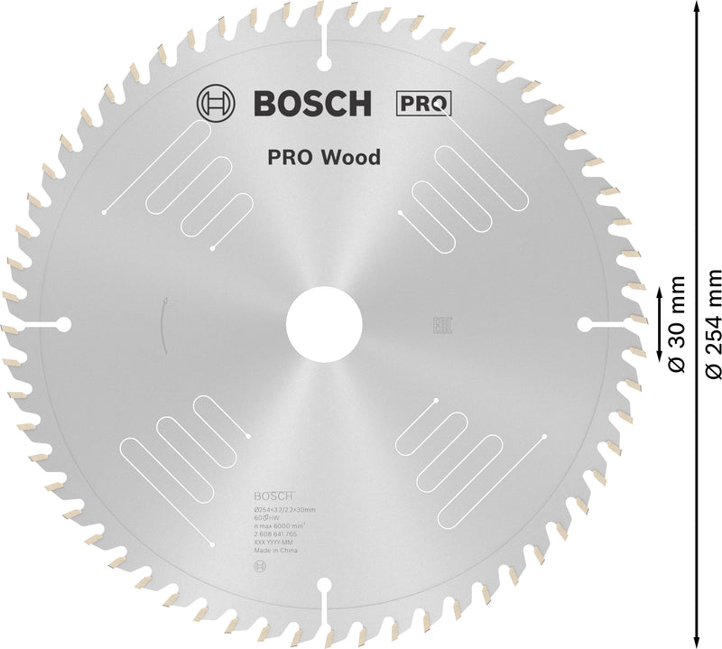 Lâmina de serra circular Bosch OP WO B 254x30-60