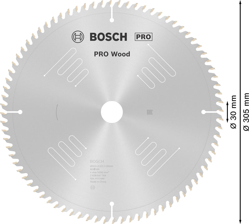 Bosch Circular Saw Blade OP WO B 305x30-80