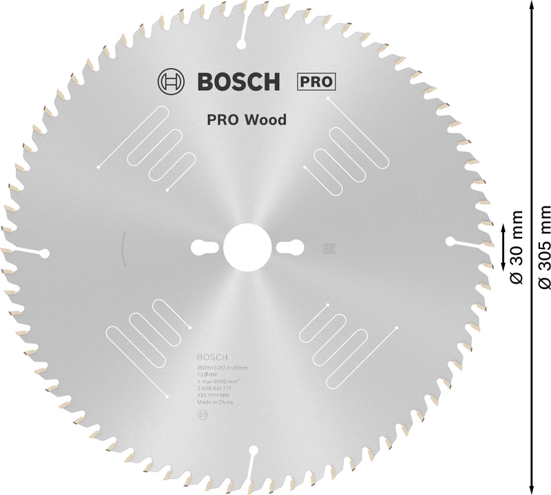 Bosch Circular Saw Blade OP WO S 305x30-72