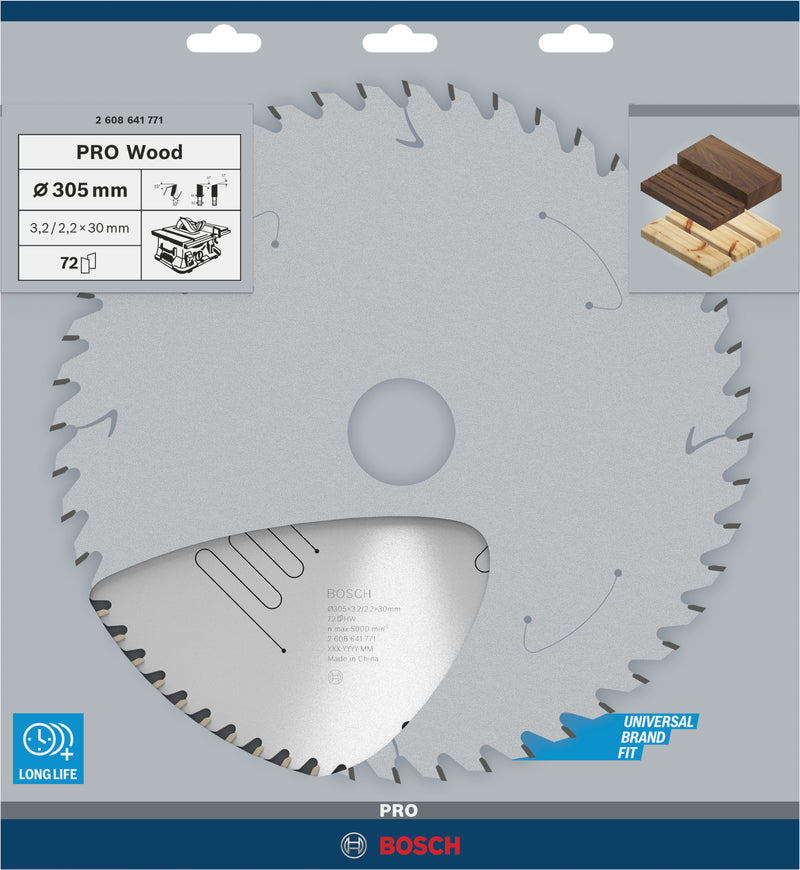 Bosch Circular Saw Blade OP WO S 305x30-72