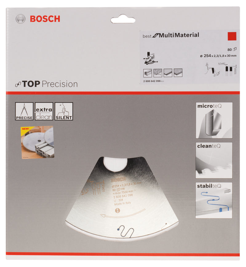 Lâmina de serra circular Bosch BS MU B 254x30-80