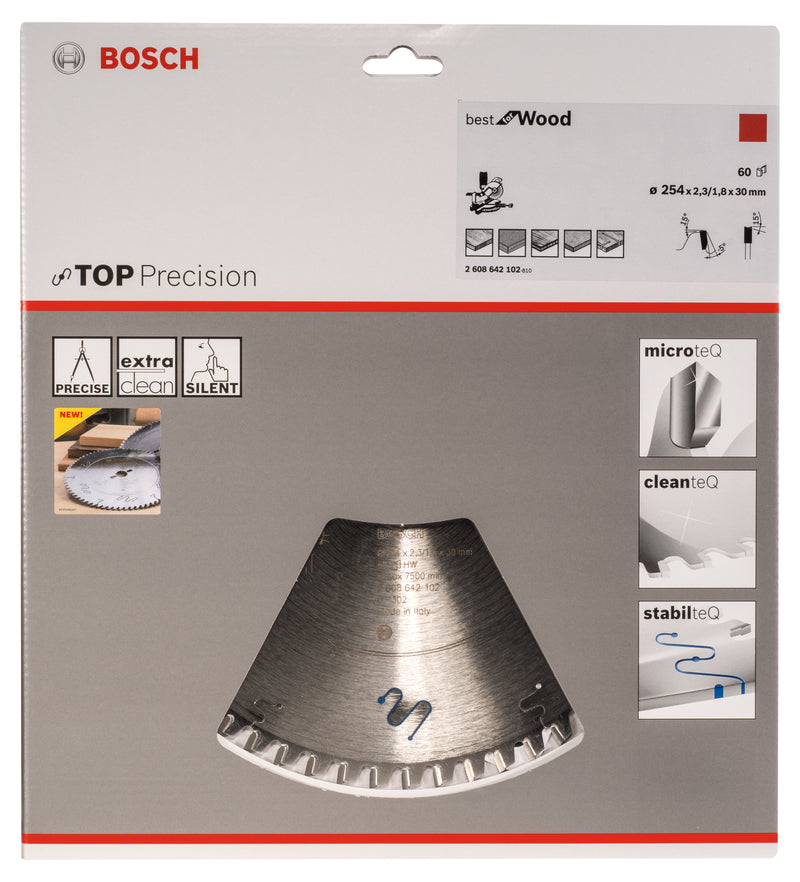 Lâmina de serra circular Bosch BS WO B 254x30-60