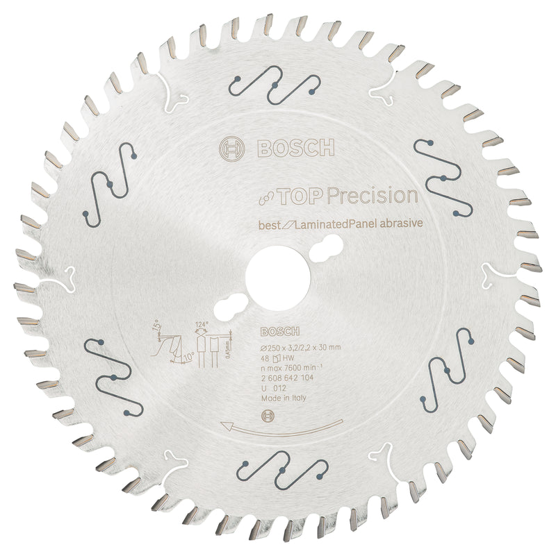 Bosch Top Precision Best for Laminated Panel Abrasive Circular Saw Blade