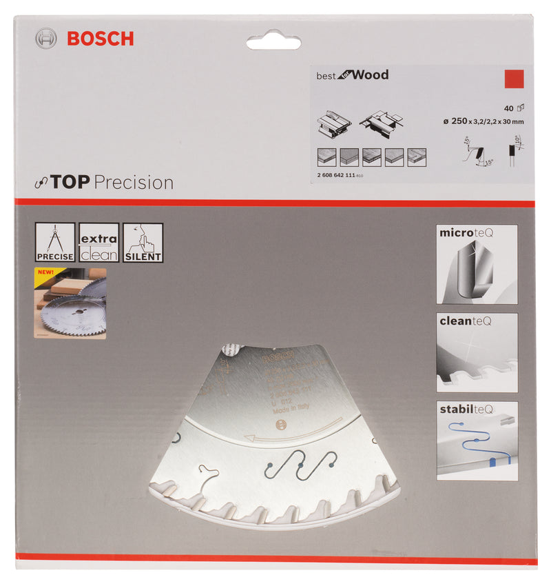 Lâmina de serra circular Bosch BS WO S 250x30-40