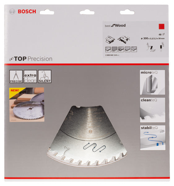 Lâmina de serra circular Bosch Top Precision Best for Wood