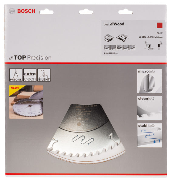 Lâmina de serra circular Bosch Top Precision Best for Wood