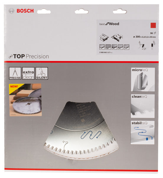 Lâmina de serra circular Bosch Top Precision Best for Wood