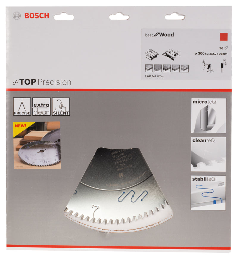 Lâmina de serra circular Bosch Top Precision Best for Wood