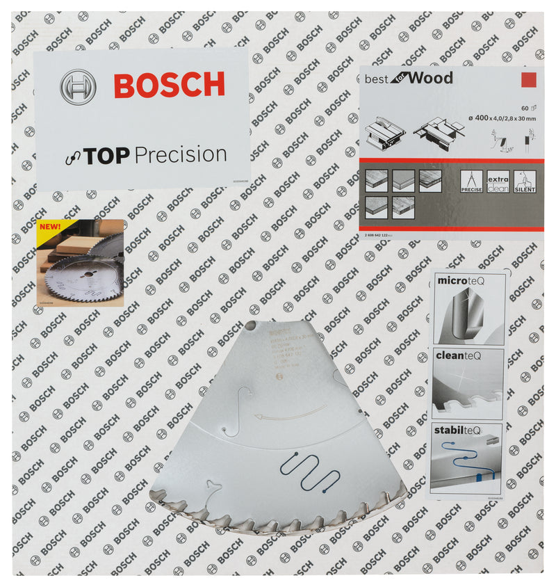 Lâmina de serra circular Bosch Top Precision Best for Wood