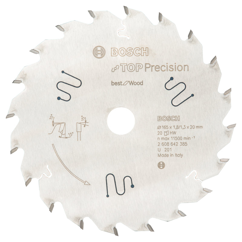 Bosch Circular Saw Blade BS WO H 165x20-20