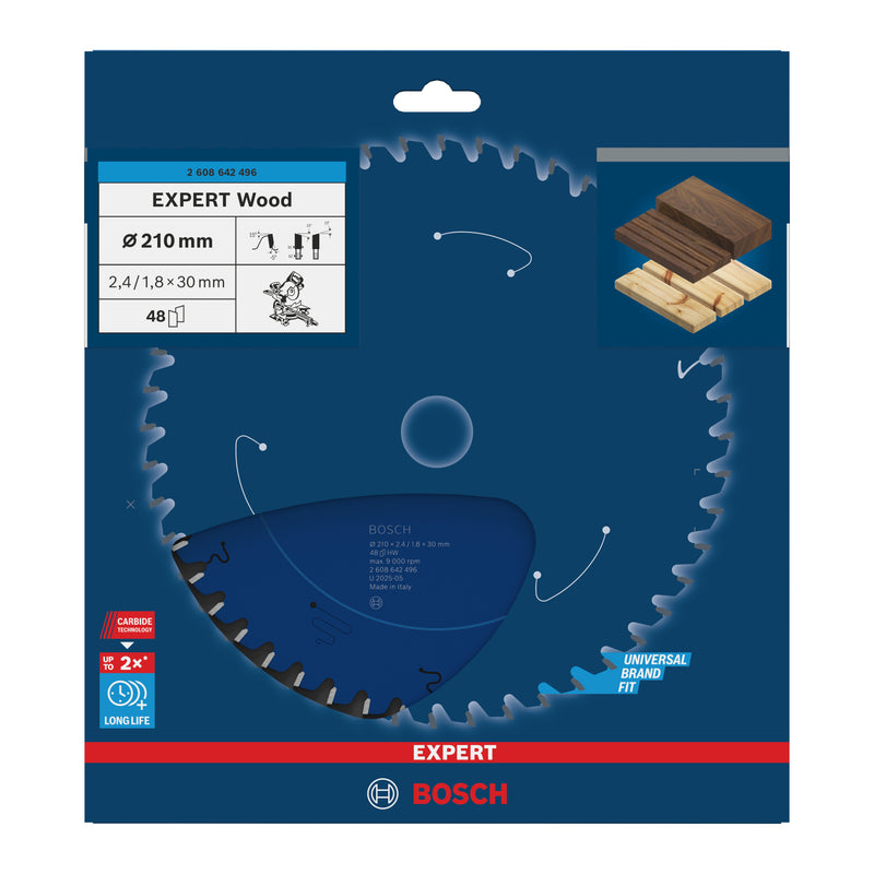 Bosch Circular Saw Blade EX WO B 210x30-48