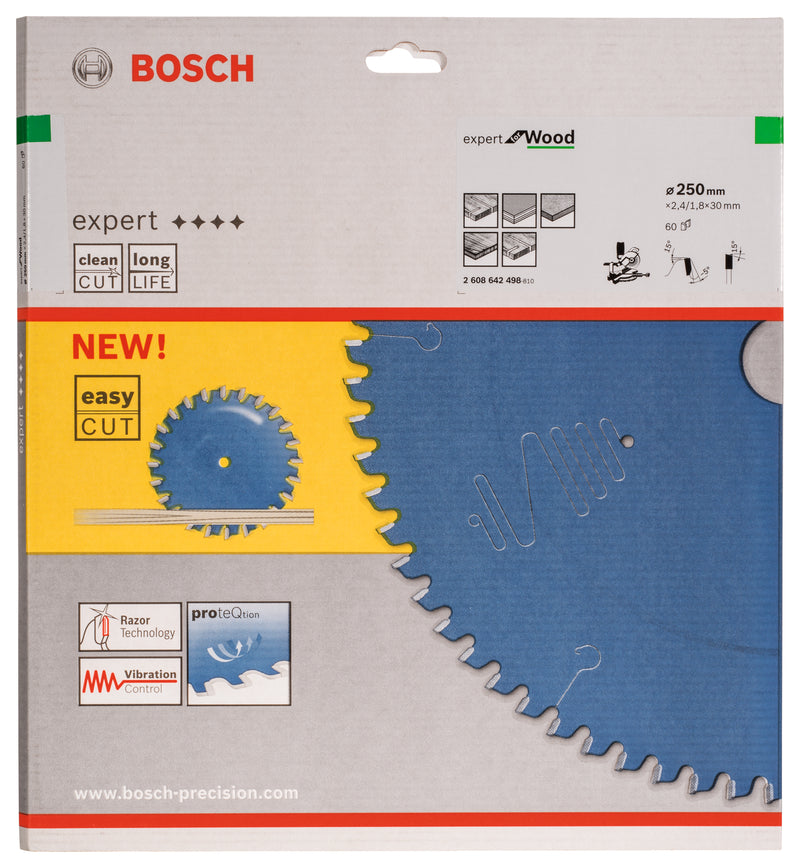 Lâmina de serra circular Bosch EX WO B 250x30-60