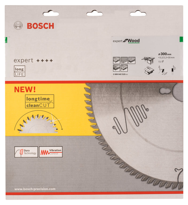 Bosch Circular Saw Blade EX WO S 300x30-72