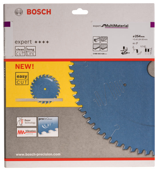 Lâmina de serra circular Bosch EX MU B 254x30-80