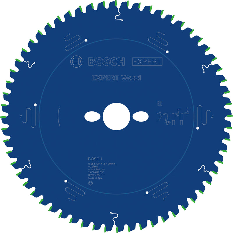 Lâmina de serra circular Bosch EX WO B 254x30-60
