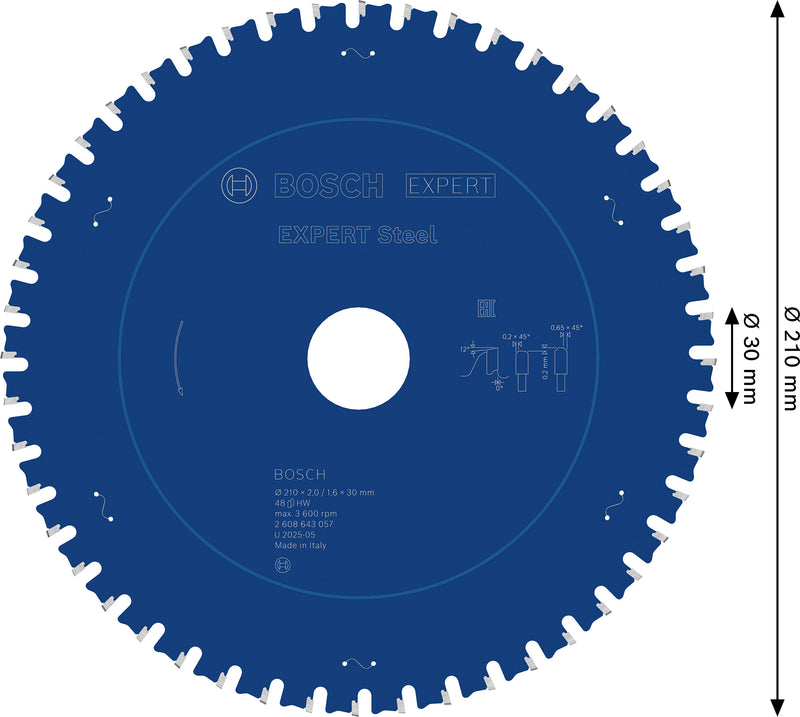 Bosch Circular Saw Blade EX SL H 210x30-48