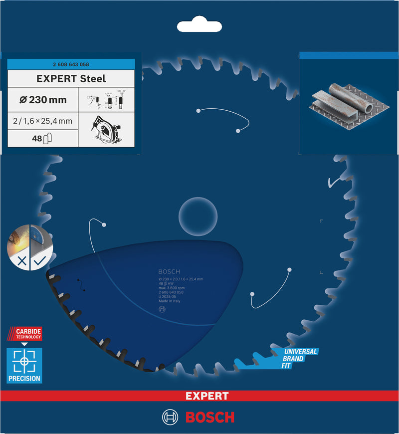 Lâmina de serra circular Bosch EX SL H 230x25,4-48