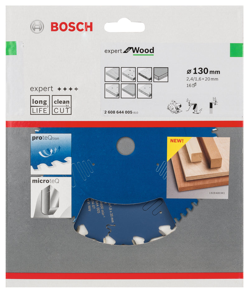 Lâmina de serra circular Bosch EX WO H 130x20-16