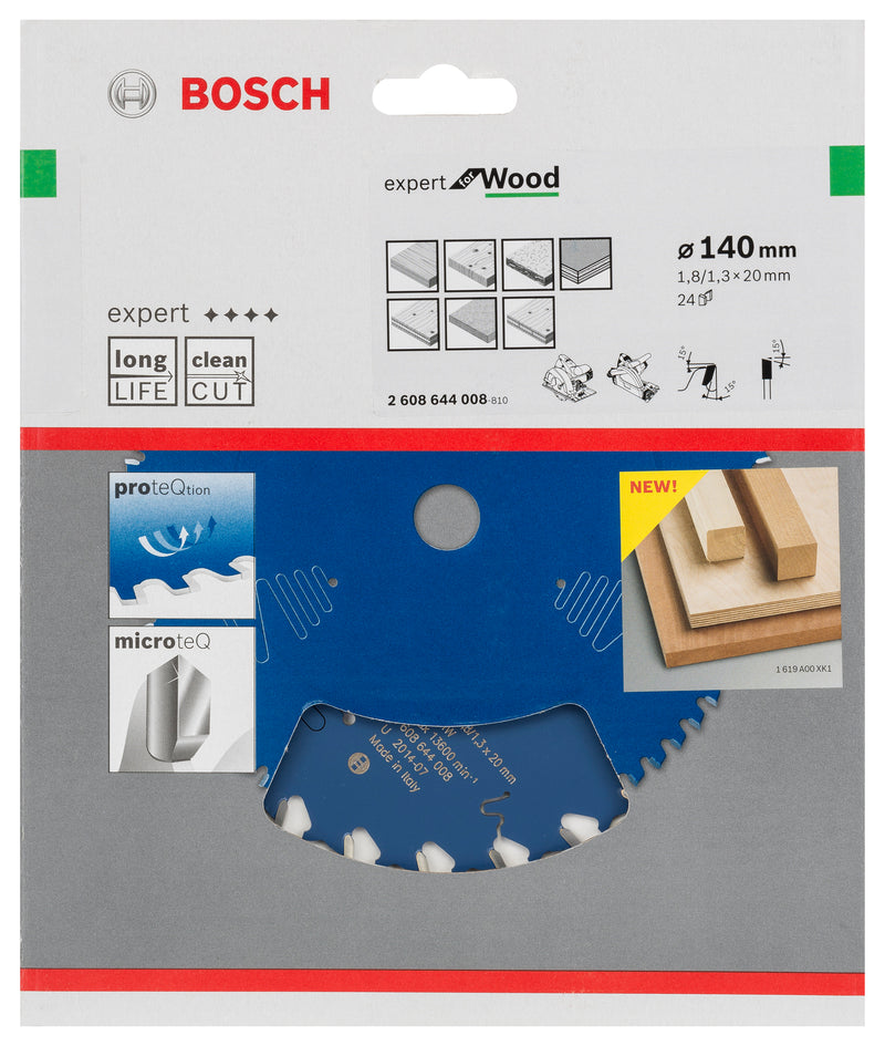 Lâmina de serra circular Bosch EX WO H 140x20-24