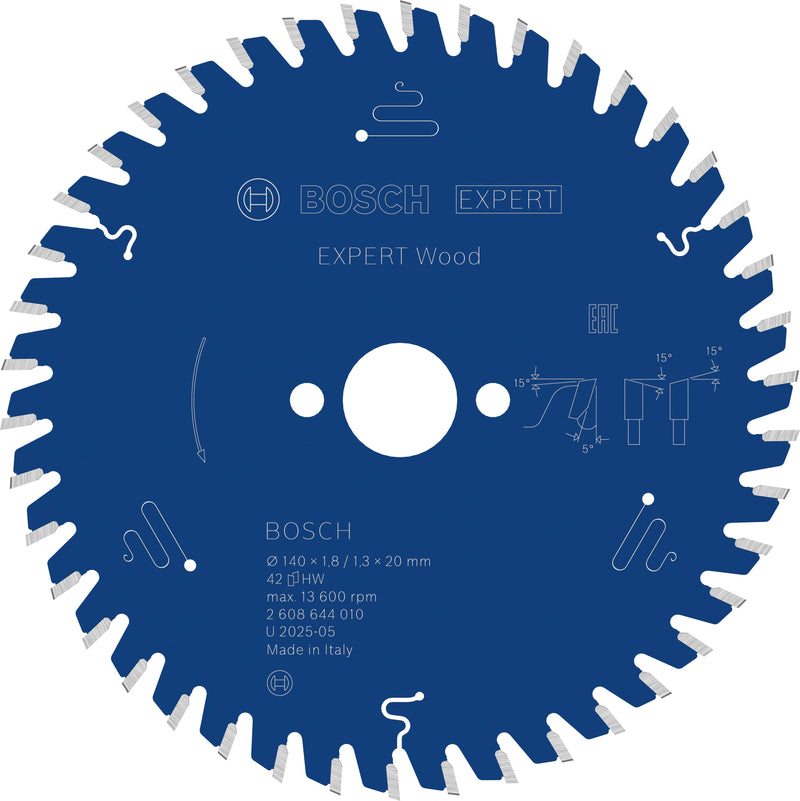 Bosch Circular Saw Blade EX WO H 140x20-42