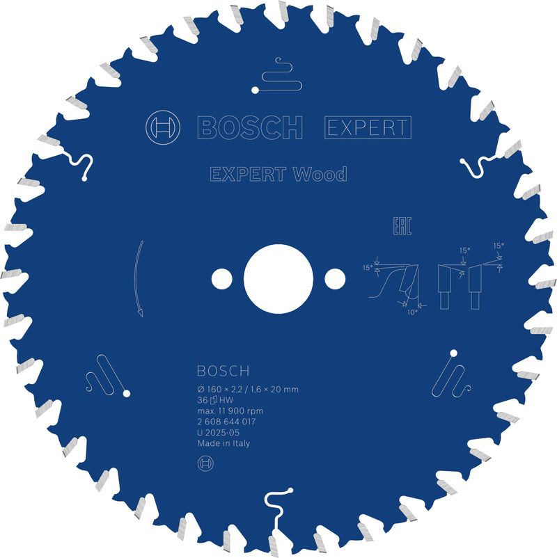 Bosch Circular Saw Blade EX WO H 160x20-36