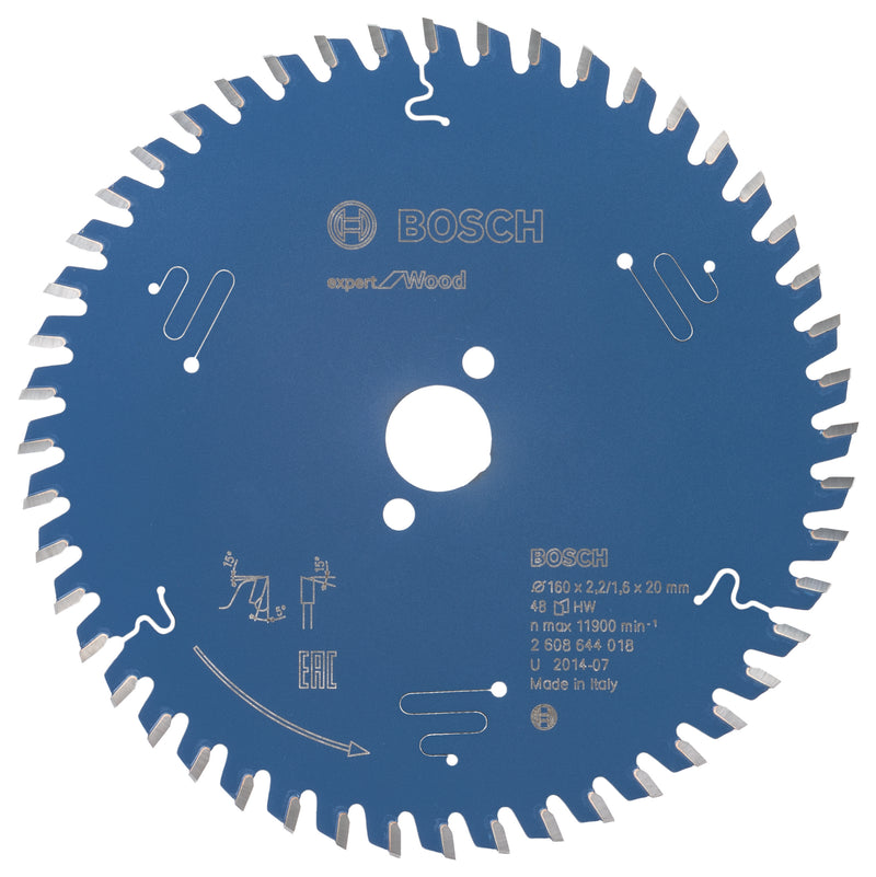Bosch Circular Saw Blade EX WO H 160x20-48
