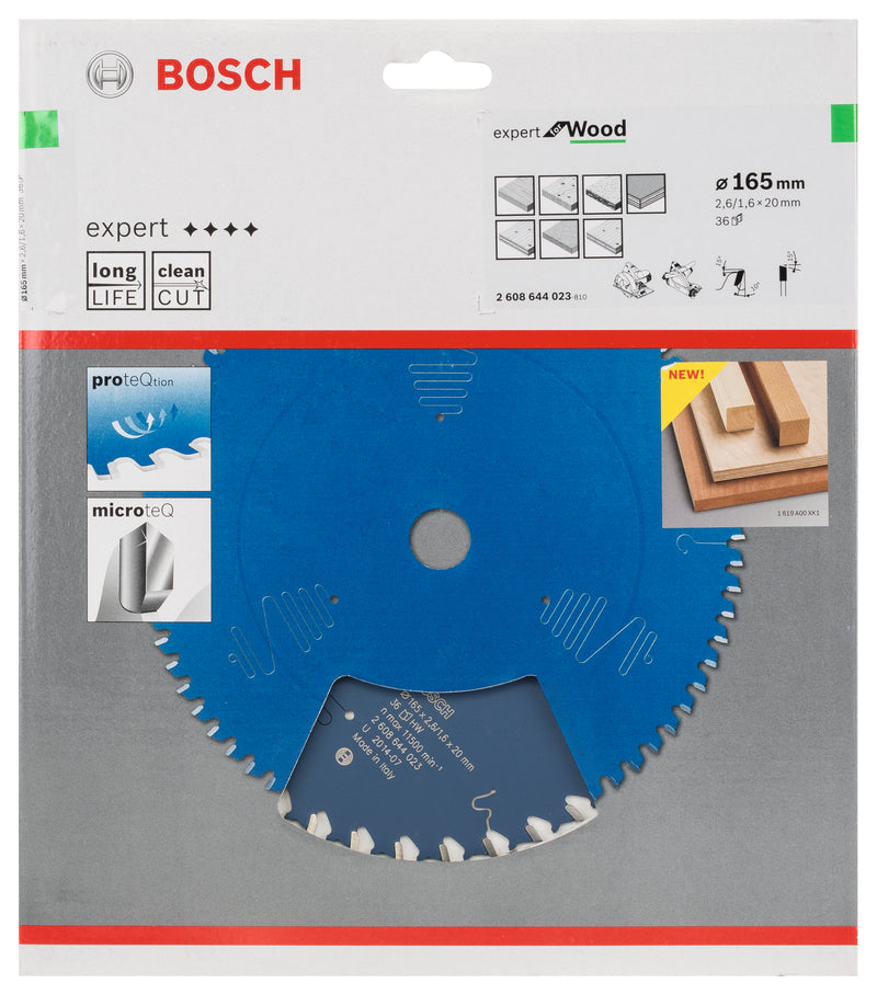 Bosch Circular Saw Blade EX WO H 165x20-36