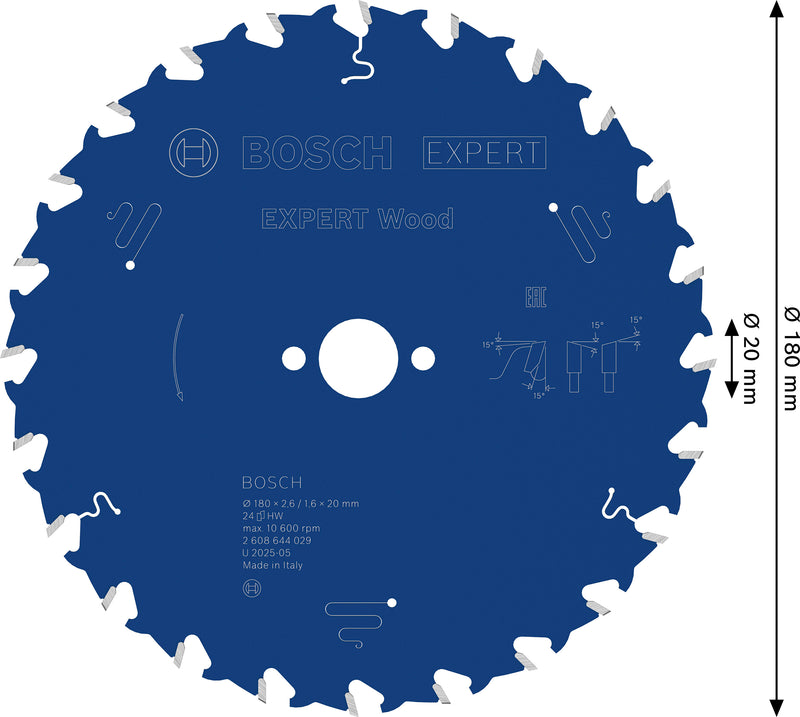 Lâmina de serra circular Bosch Expert for Wood