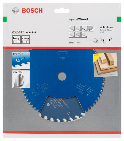 Bosch Circular Saw Blade EX WO H 184x30-40