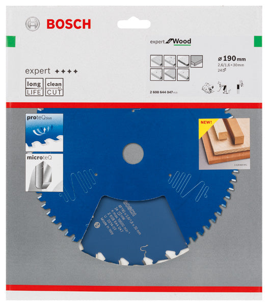 Bosch Circular Saw Blade EX WO H 190x30-24