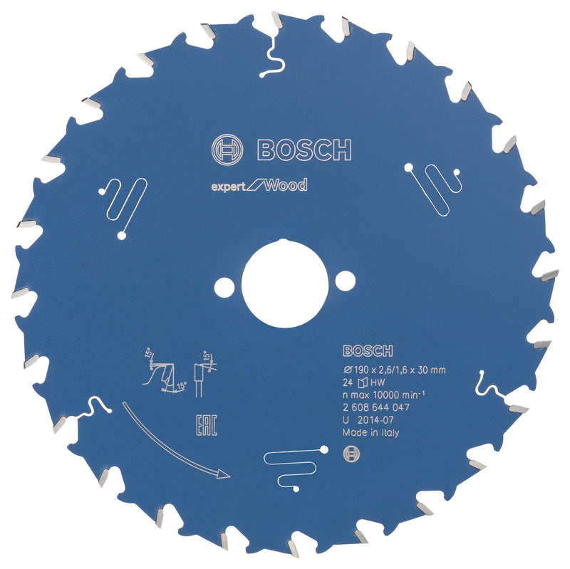 Bosch Circular Saw Blade EX WO H 190x30-24