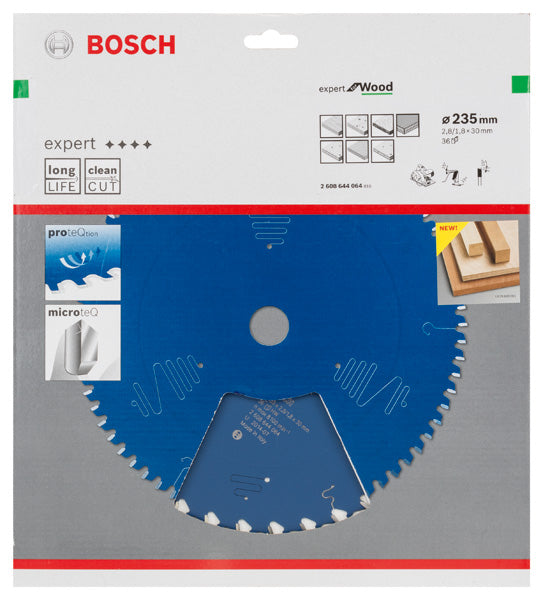 Lâmina de serra circular Bosch EX WO H 235x30-36