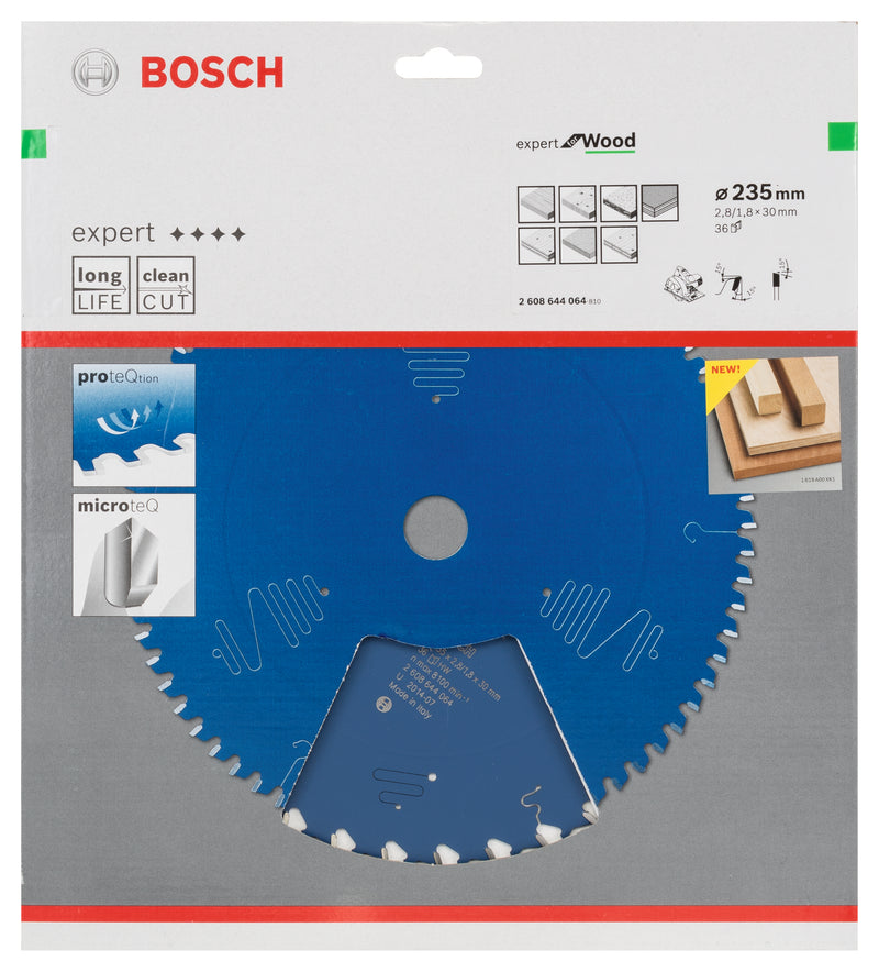Lâmina de serra circular Bosch EX WO H 235x30-36