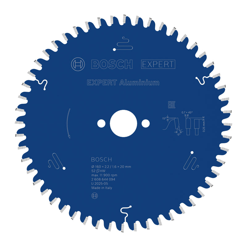 Lâmina de serra circular Bosch EX AL H 160x20-52