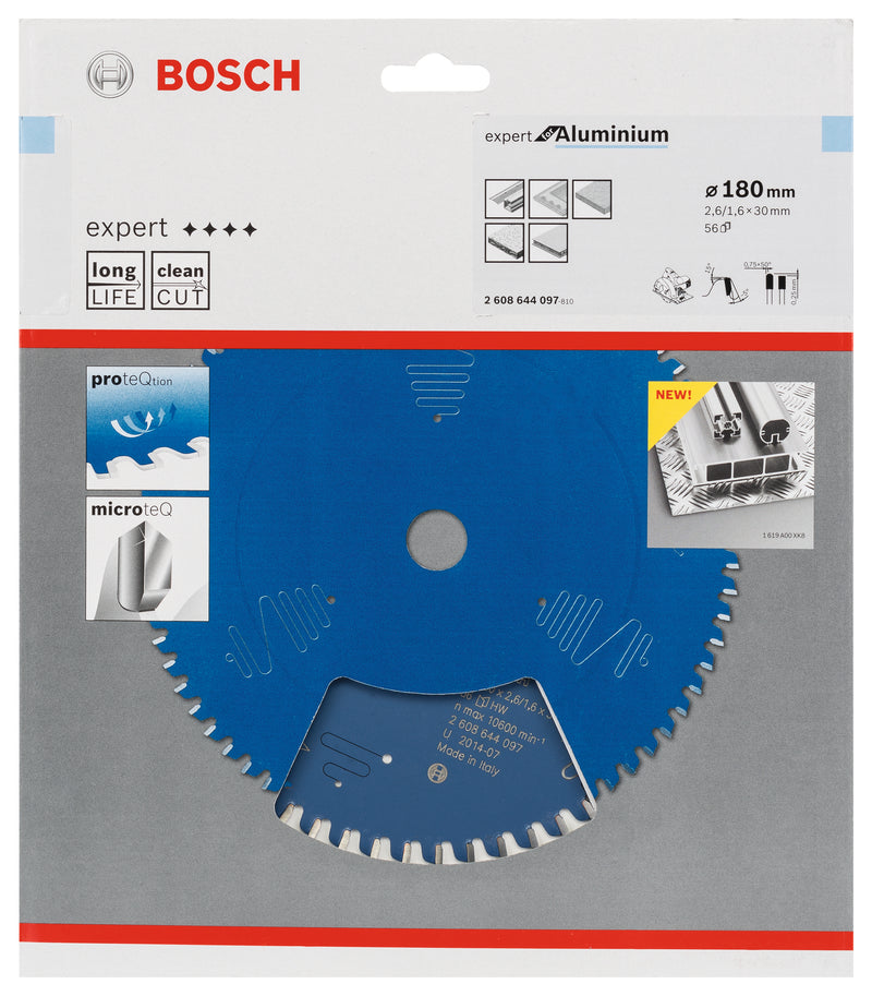 Lâmina de serra circular Bosch EX AL H 180x30-56